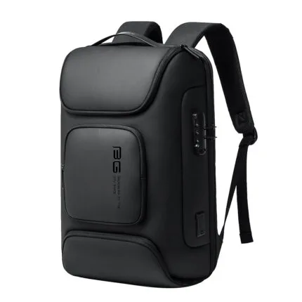 laptop bag for work Dubai – Bange 7216 Laptop Backpack - Open interior compartment with laptop sleeve organization