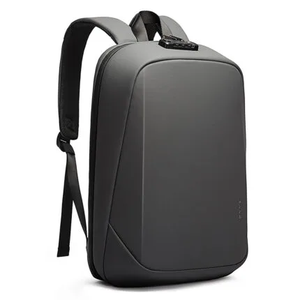 laptop bags UAE – Bange 7251 Grey Laptop Backpack - Lifestyle usage context - Angle 97 (normal)
