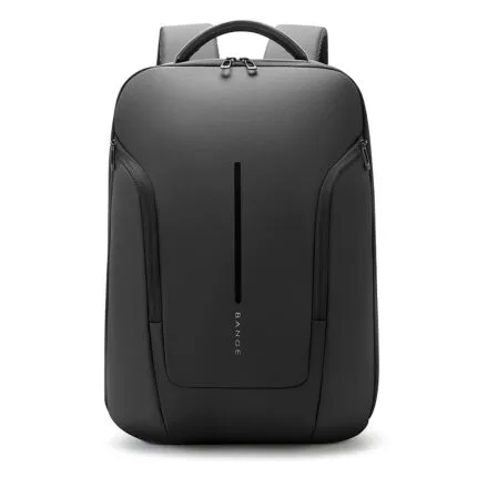 laptop bags Dubai – Bange 8013 Laptop Backpack - Side profile showing depth and USB port